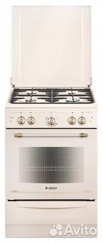 Плита газовая gefest 6100-01 0186 збежевый )