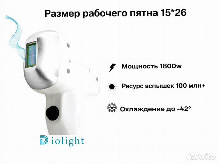 Диодный лазер DioLight UltraOne 1800, рассрочка