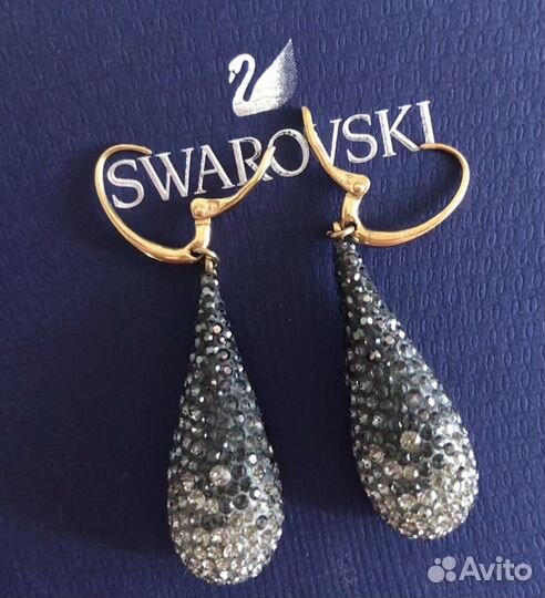 Серьги Swarovski оригинал серьги Капля