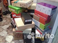 Пустые обувные коробки - 9 шт, из них 2 - Адидас