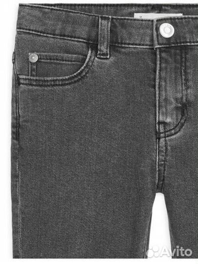 Джинсы для девочки Arket Slim серые 98