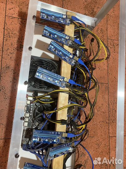 Тушка на gpu под 12 видеокарт