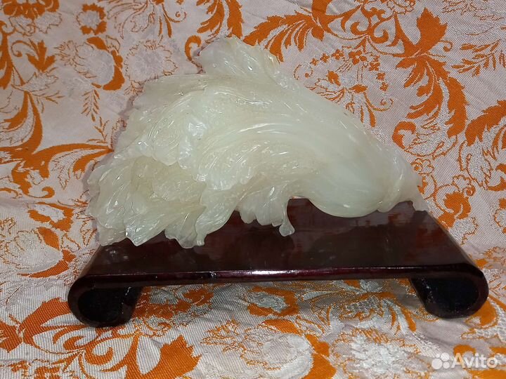 Старинная китайская скульптура19в резьба капуста