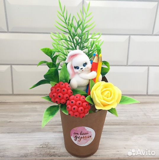 Букет из мыла 