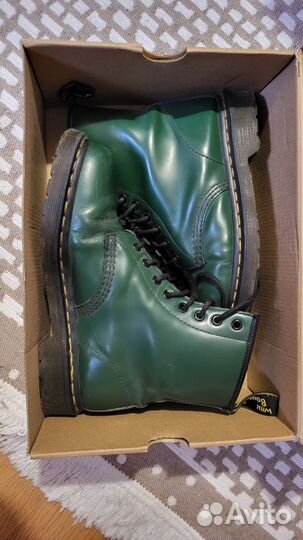 Ботинки Dr. Martens 1460, зеленые, размер 39-40