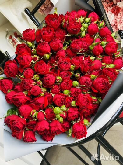 Цветы, букеты с доставкой, роза кустовая