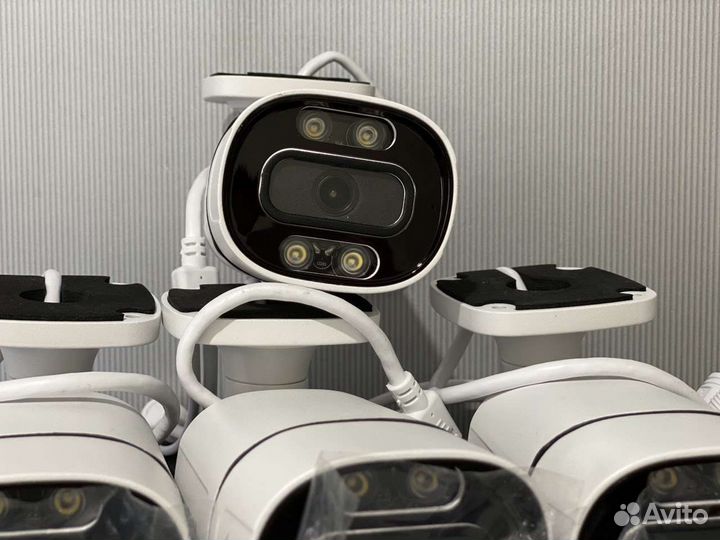 Комплект видеонаблюдения ip 5 Mp 4 камеры