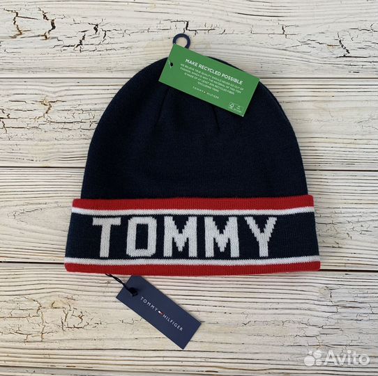 Новая Оригинальная Мужская Шапка Tommy Hilfiger