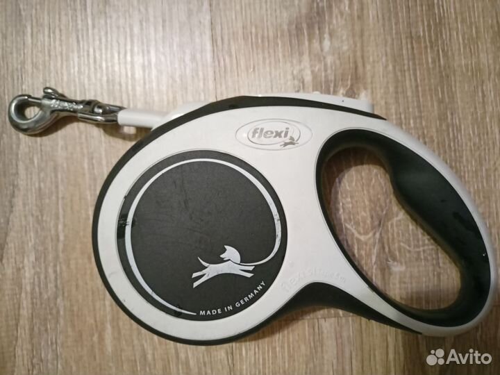 Поводок рулетка flexi 5м и шлейка