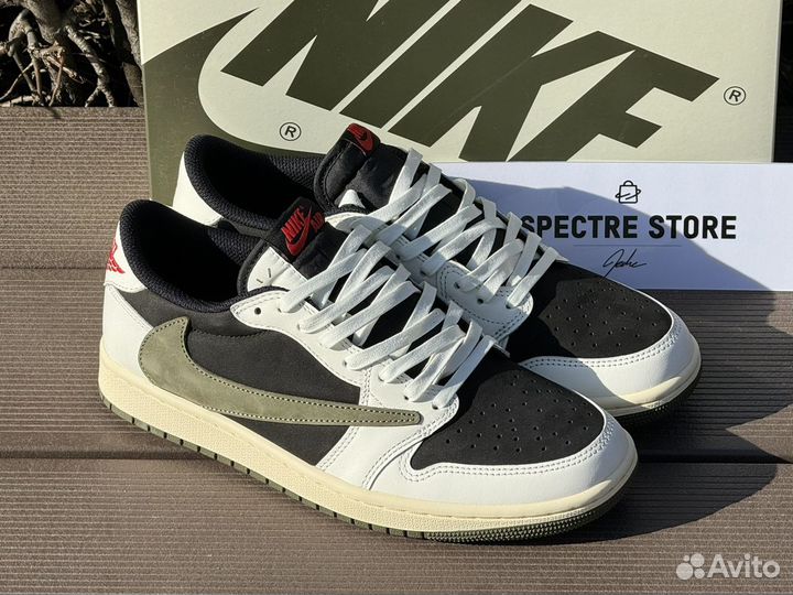 Travis Scott Nike Air Jordan 1 Retro Low OG Olive