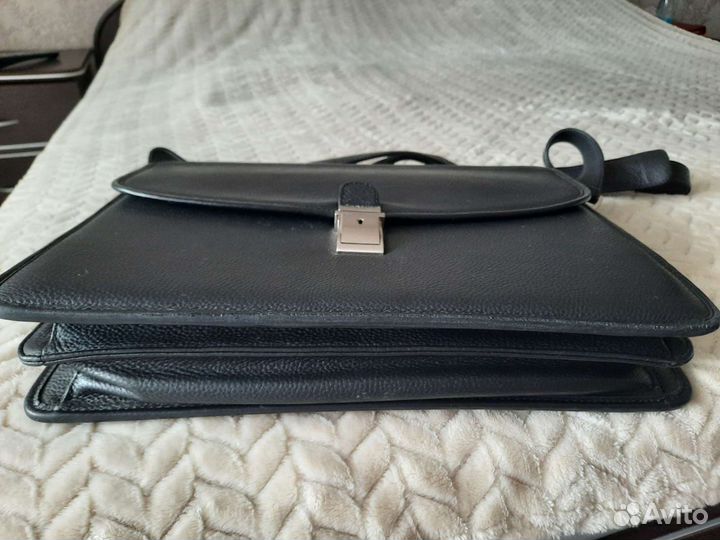 Мужской кожаный портфель бу