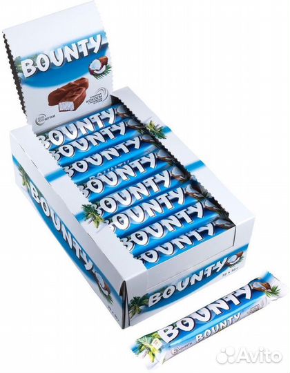 Батончики Сникерс, Марс, Твикс, Баунти