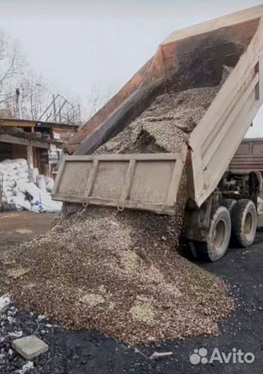 Щебень гравийный
