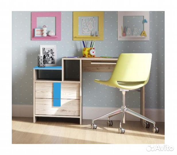 Письменный стол Скаут матовый индиго