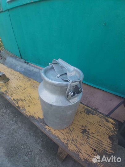 Алюминиевый бидон СССР 10 л