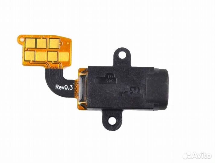 Шлейф Samsung S5 SM-G900F с аудио разъёмом (Б/У)