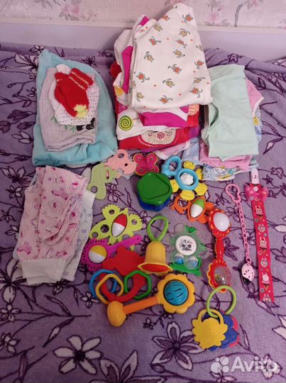 Вещи пакетом на девочку с рождения