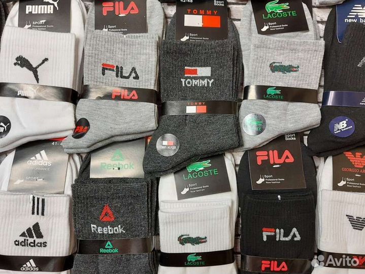 Носки Nike Adidas Puma Reebok