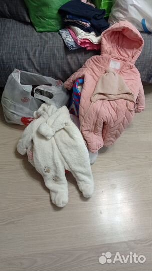 Детские вещи пакетом для девочки от 0 до 6м