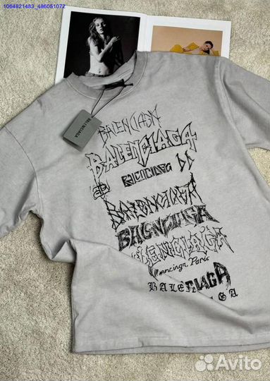 Женская футболка balenciaga (Арт.81988)