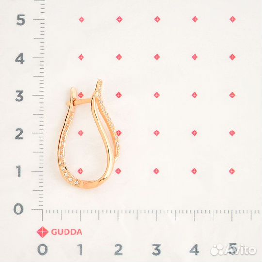 Серьги золотые