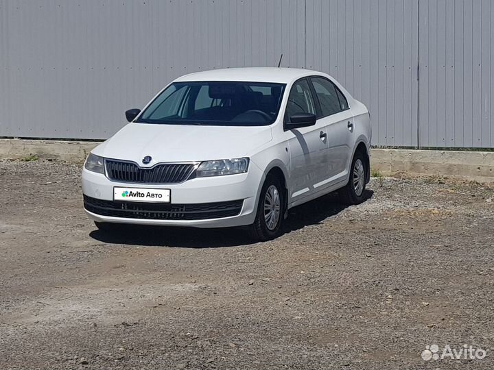 Skoda Rapid 1.6 МТ, 2016, 107 256 км