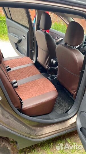 Авточехлы алькантара ромб