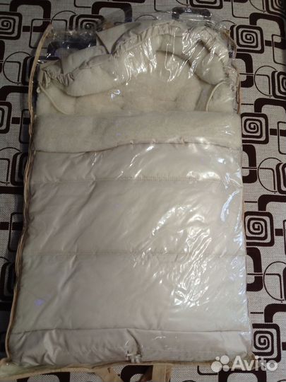 Зимний конверт в коляску