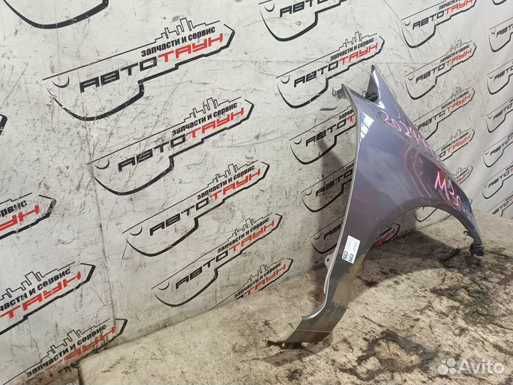Крыло honda FIT jazz GD1 GD2 GD3 GD4 60211SAA000ZZ переднее правое без ПОВТОРИТЕЛЯ серебро, NH642M Q