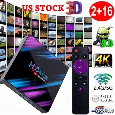 Смарт тв Бокс, приставка TV BOX H96 MAX Ultra HD
