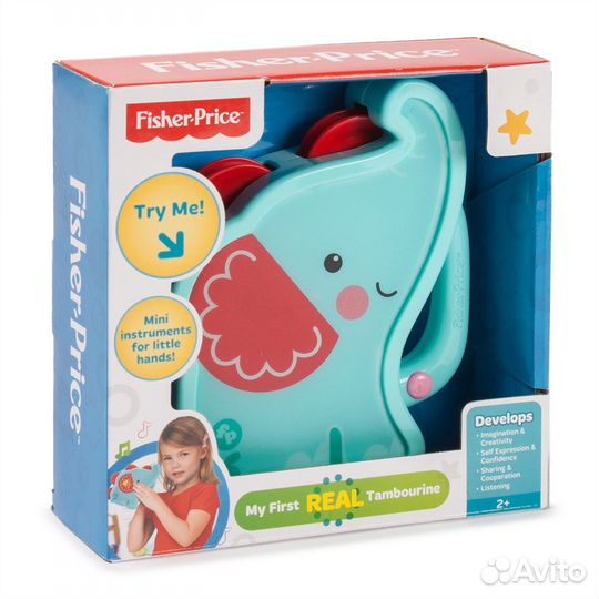 Развивающая игрушка Бубен Fisher-Price