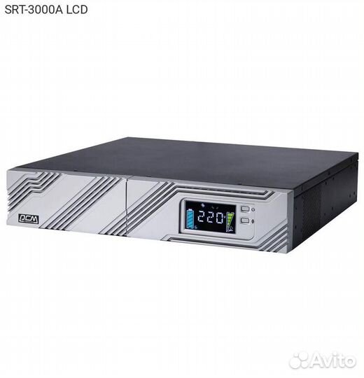 Ибп Powercom Smart RT 3000VA, Rack/Tower 2U, SRT-3