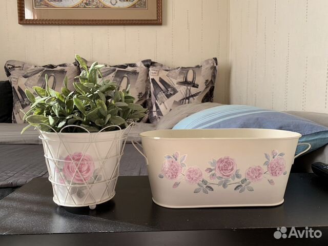 Горшок металлический