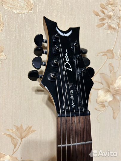 Dean vendetta 7 струнная электрогитара