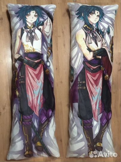 Дакимакура подушка обнимашка геншин импакт Сяо