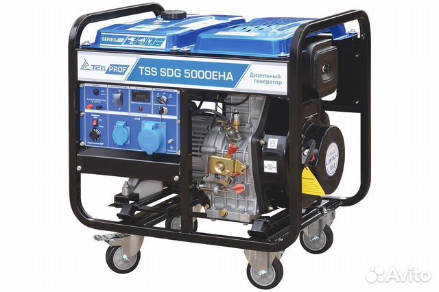 Дизельный генератор 5 кВт TSS SDG 5000EHA