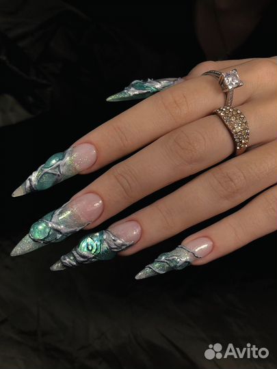 Укрепление гелем, наращивание