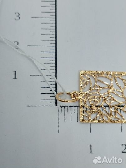 Золотая подвеска