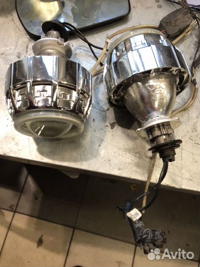 Биксеноновые линзы с ангельскими глазками