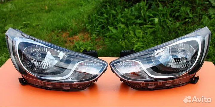 Фара передняя hyundai solaris левая/правая