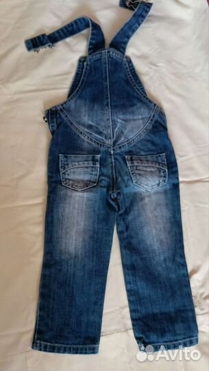 Джинсовый комбинезон для девочки