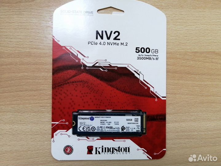 SSD Kingston NVMe M.2 500Gb