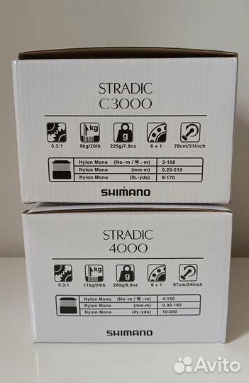 Катушка Shimano 19 Stradic 4000 С3000 2500 шпуля