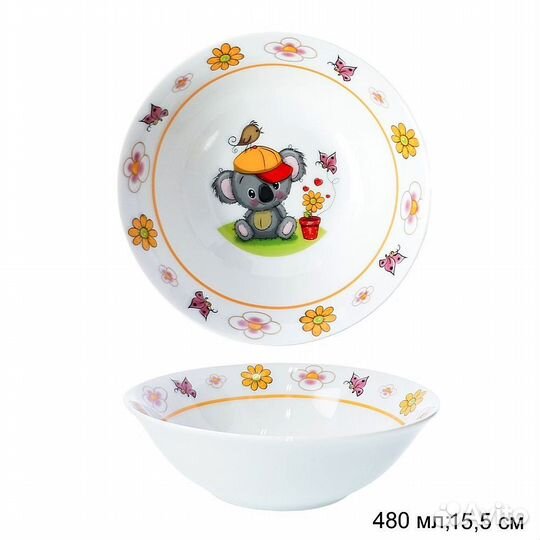 Новая Детская посуда для кормления Фарфор