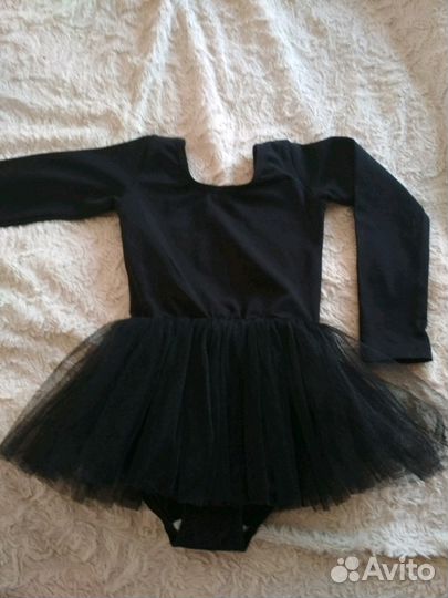 Купальник Балетная пачка и купальник черная