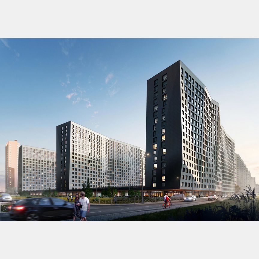 2-к. квартира, 61,6 м², 14/18 эт.