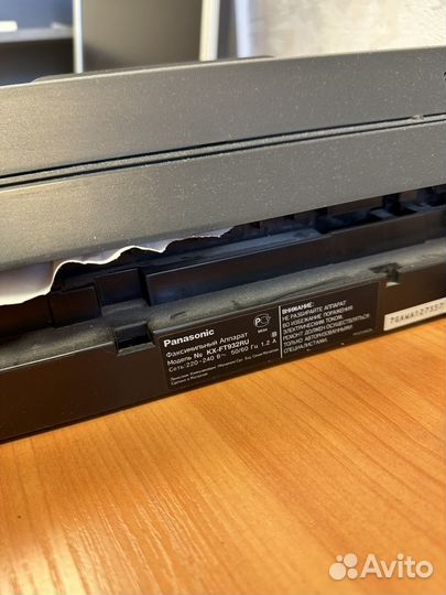 Телефон факс panasonic