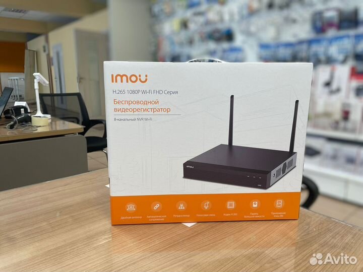 IP видеорегистратор imou NVR1108HS-W-S2-CE