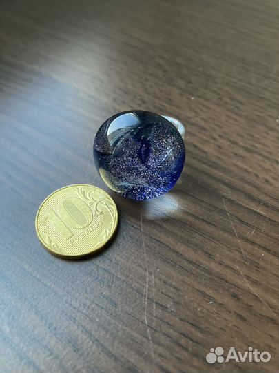 Кольцо из муранского стекла Галактика