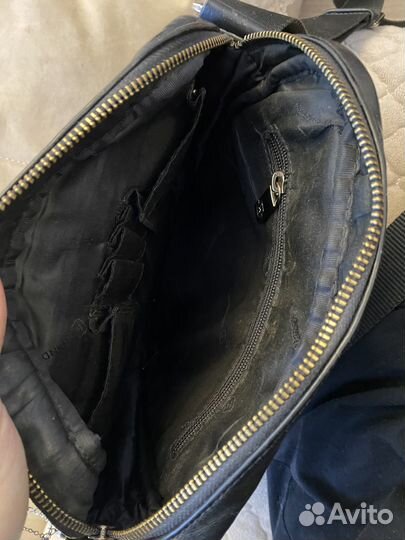 Сумка мужская натуральная кожа бу